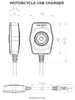 Accesorii Motorcycle USB Charger
