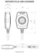 Accesorii Motorcycle USB Charger
