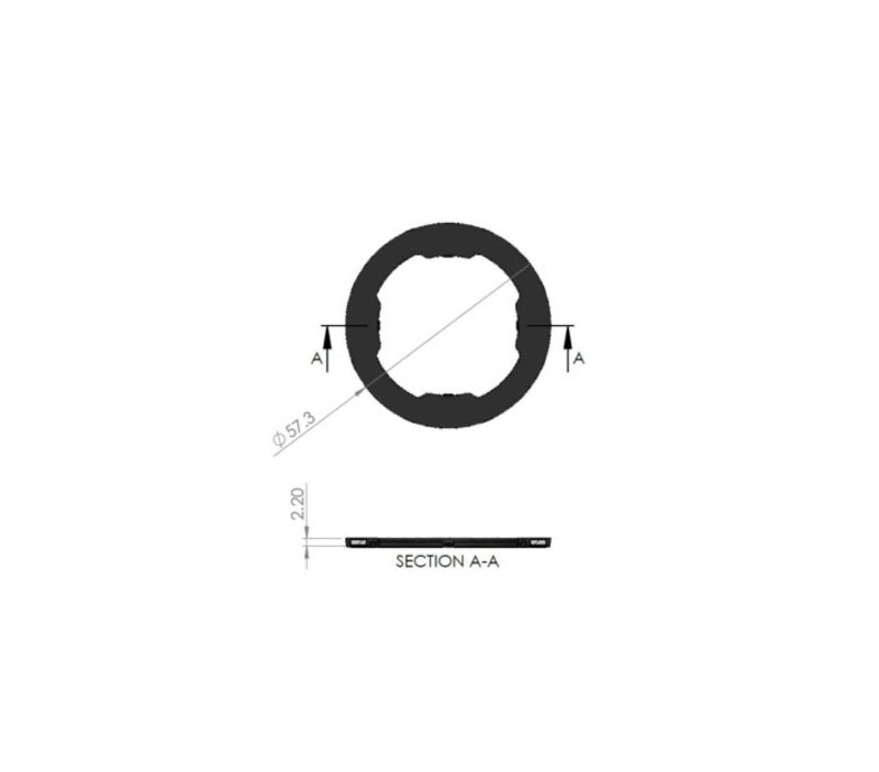 Accesorii Coloured MAG Rings - Grey