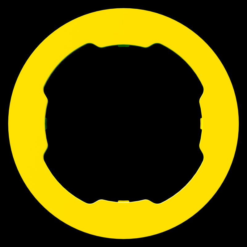 Accesorii Coloured MAG Rings - Yellow