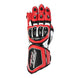RST TracTech Evo 4 Leather Gloves - Red/White/Black Size S - Main