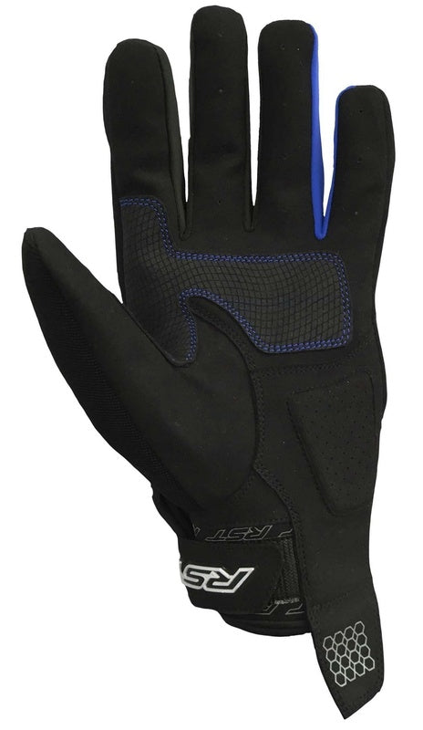 RST Rider Gloves CE Mixed Textiles - Blue - Extra