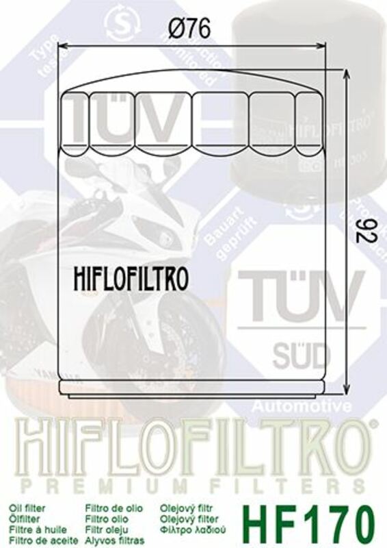 Filtru ulei HIFLO HF170C 