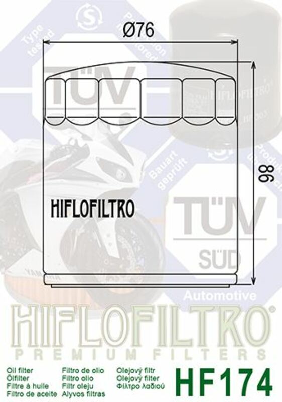 Filtru ulei HIFLO HF174C 