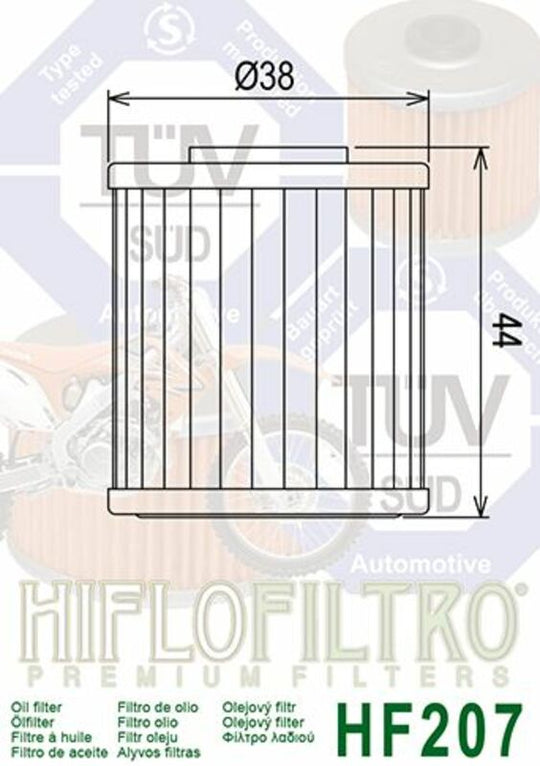 Filtru ulei HIFLO HF207 
