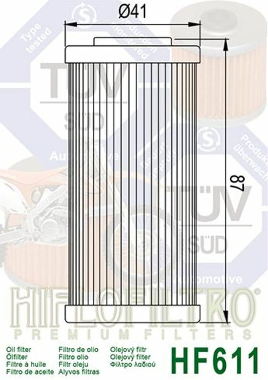 Filtru ulei HIFLO HF611 