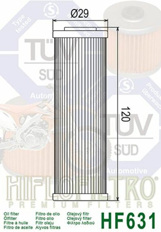 Filtru ulei HIFLO HF631 