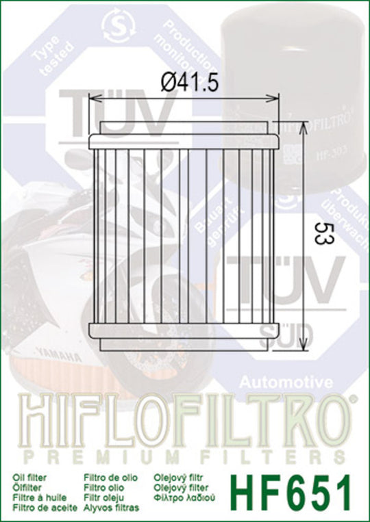 Filtru ulei HIFLO HF651 