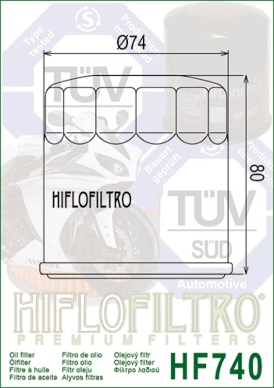 Filtru ulei HIFLO HF740 