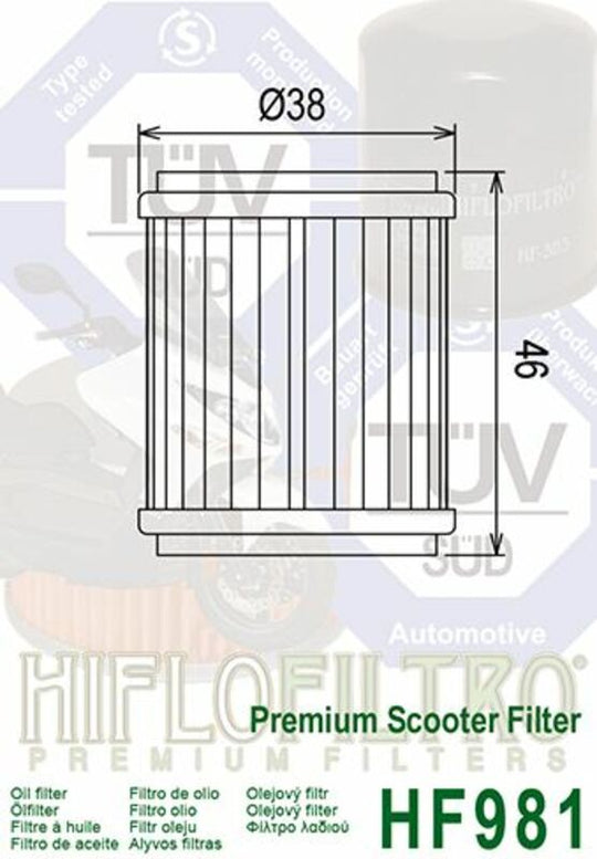 Filtru ulei HIFLO HF981 