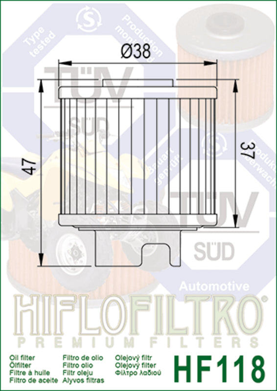 Filtru ulei HIFLO HF118 