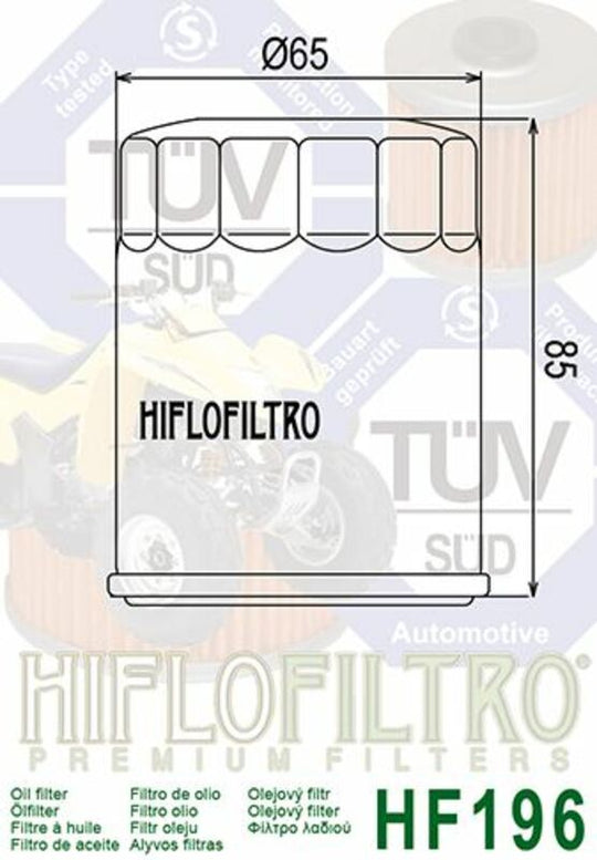 Filtru ulei HIFLO HF196 