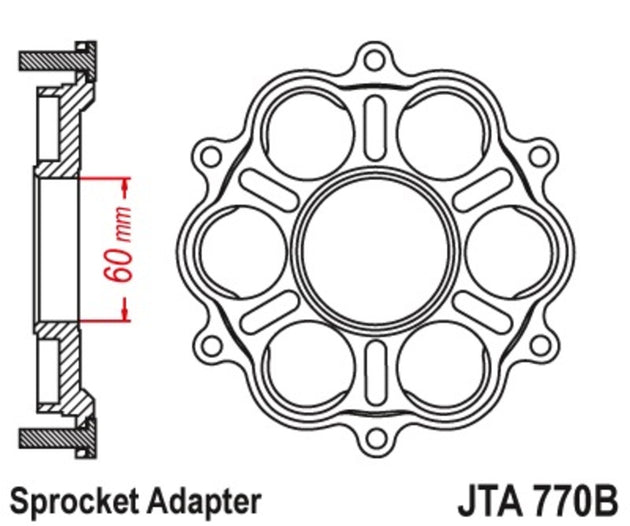 Roata dintata JT SPROCKETS JTA770B 