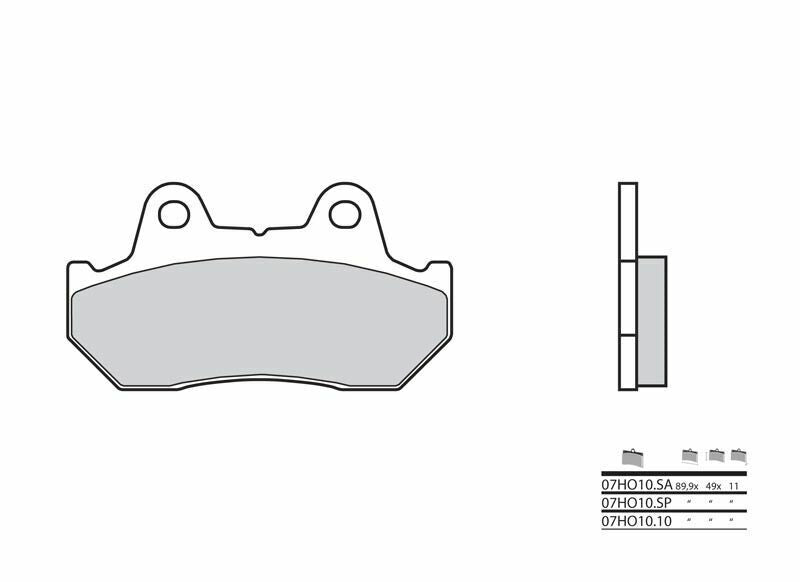 Set placute frana,frana disc BREMBO 07HO1010 