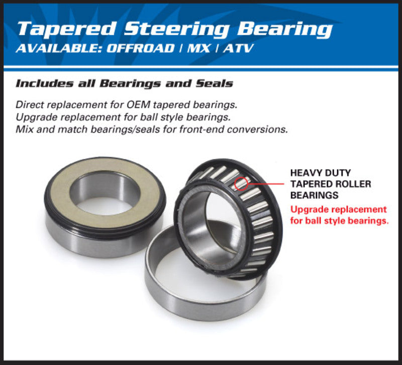 ALL BALLS Steering Shaft Bearing Kit Kawasaki KLX110 - Main