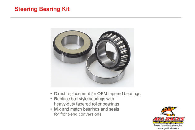 ALL BALLS Steering Shaft Bearing Kit Kawasaki KLX110 - Extra