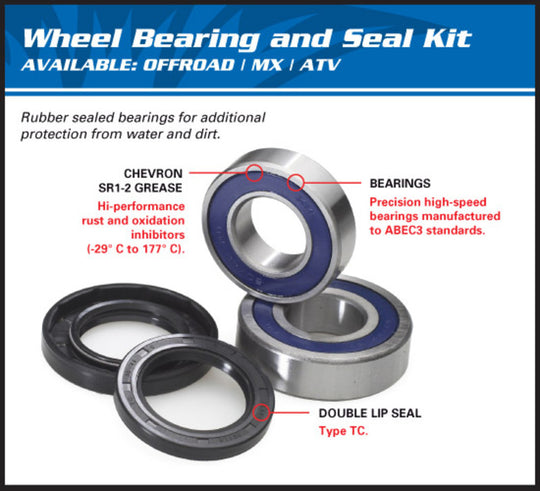 ALL BALLS Front Wheel Bearing Kit - Extra
