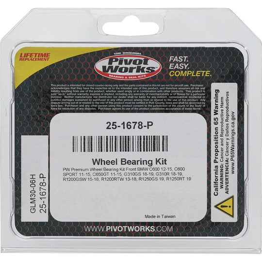 Wheel Bearing Kit All Balls 25-1678 - Extra