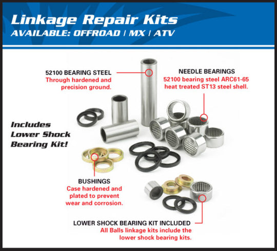 ALL BALLS Suspension Linkage Repair Kit Yamaha WR200 - Extra