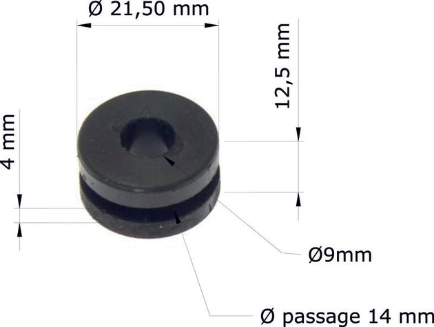 Tourmax silent blocs Honda XR650/250 - Extra