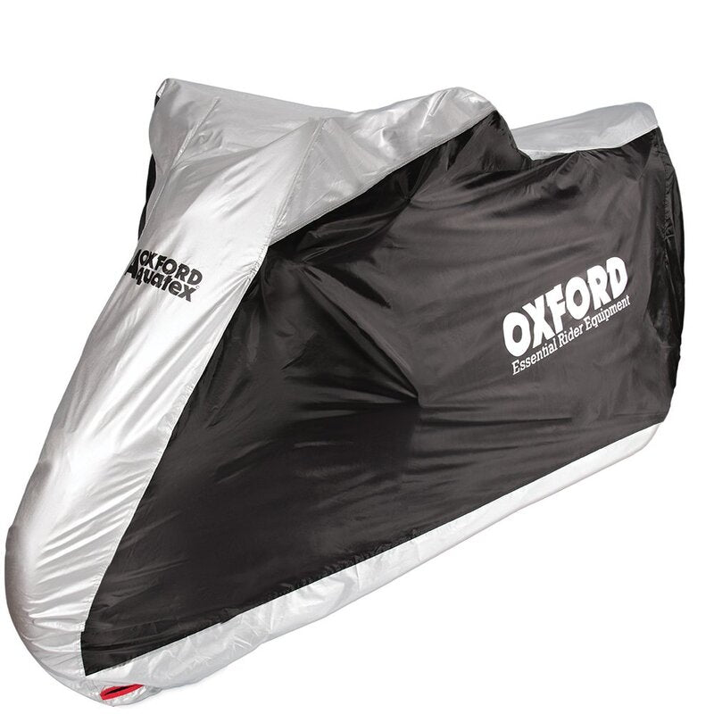 OXFORD Indoor / Outdoor Protective Cover Aquatex Black/Silver - Moto / Scooter - M - Main