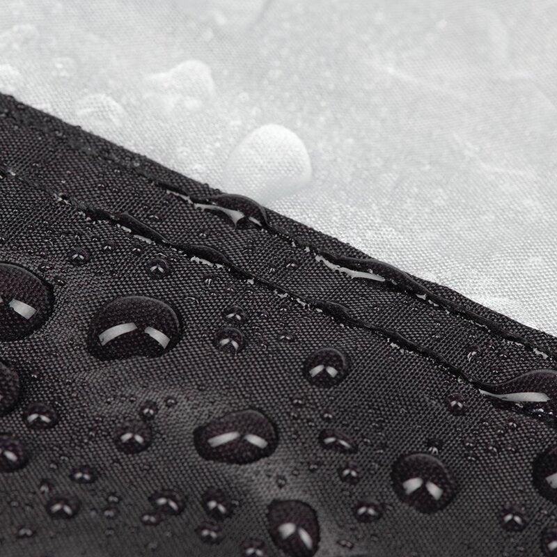 OXFORD Indoor / Outdoor Protective Cover Aquatex Black/Silver - Moto / Scooter with Top Case - L - Extra