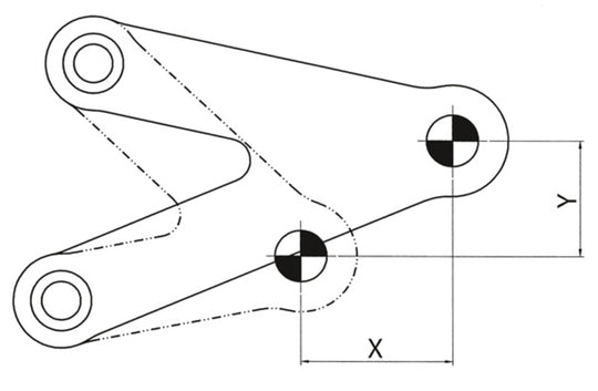 LSL Standard Rearset Black BMW R 1200 Nine-T