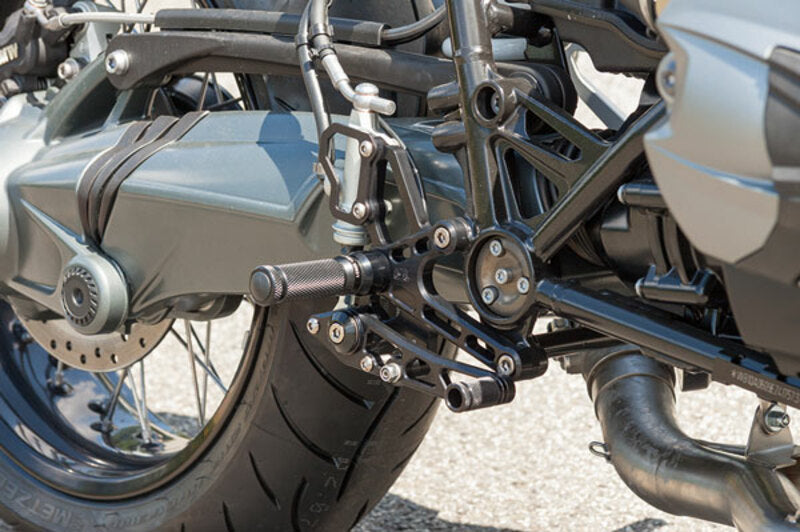 LSL Standard Rearset Black BMW R 1200 Nine-T