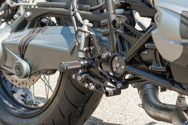 LSL Standard Rearset Black BMW R 1200 Nine-T