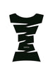 OXFORD Jagged Vinyl Tank Cover Black - Main