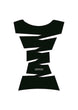 OXFORD Jagged Vinyl Tank Cover Black - Main