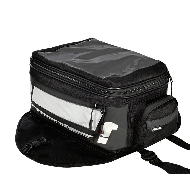 OXFORD F1 Large Magnetic Tank Bag Black 18L - Extra