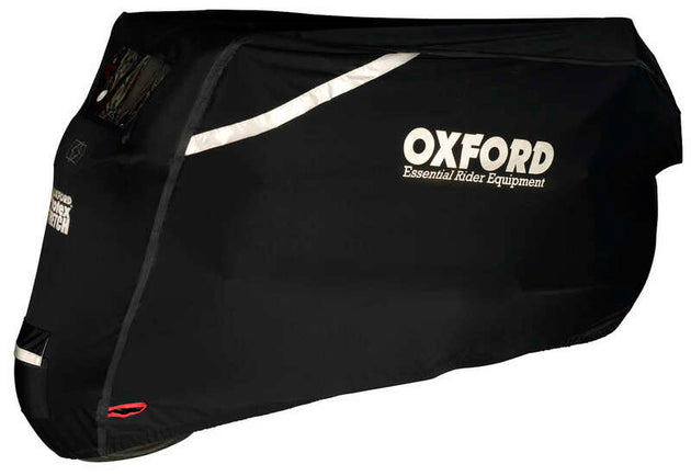 OXFORD Outdoor Protective Cover Protex Stretch Black - Moto / Scooter - L - Main