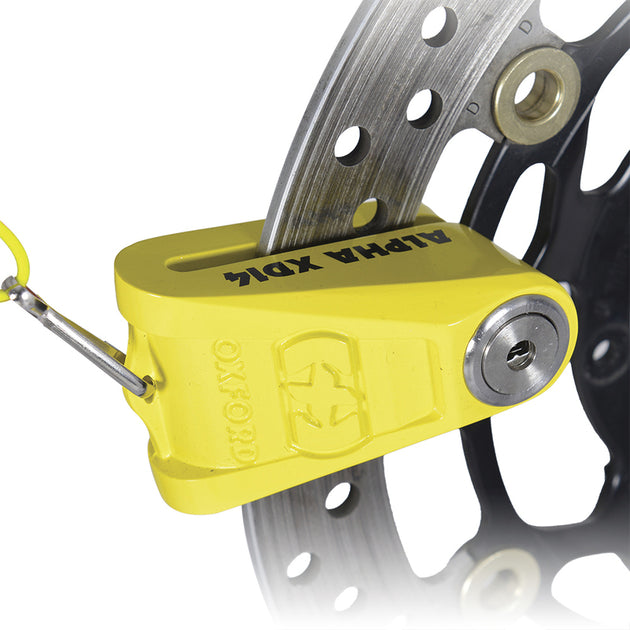 OXFORD Alpha XD14 Disc Lock - Ã˜14mm Yellow - Extra