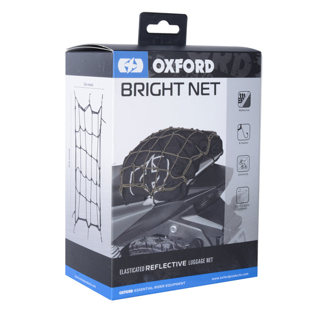 OXFORD Cargo Net Reflective Black - Extra