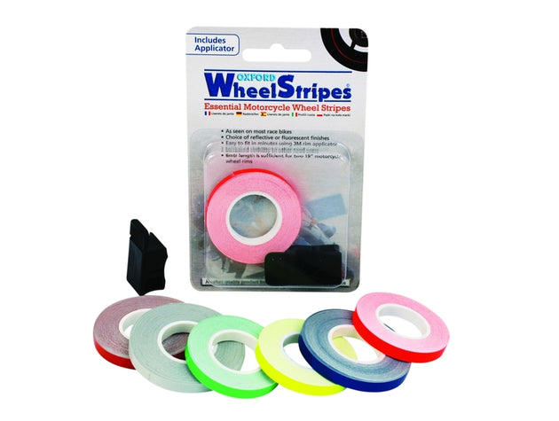 OXFORD Wheel Stripes Reflective White 7mm x 6m - Extra