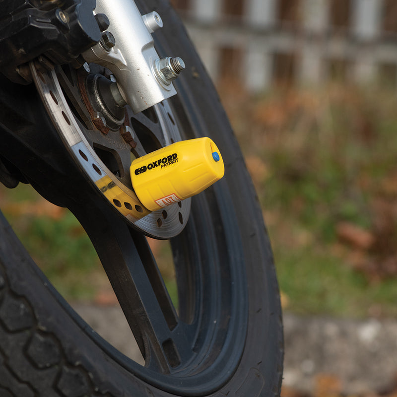OXFORD Patriot Disc Lock - Ã˜14mm Yellow - Extra