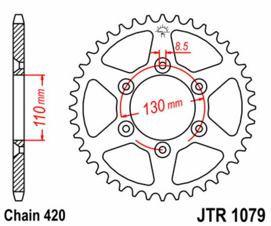 Roata dintata JT SPROCKETS JTR1079.62 
