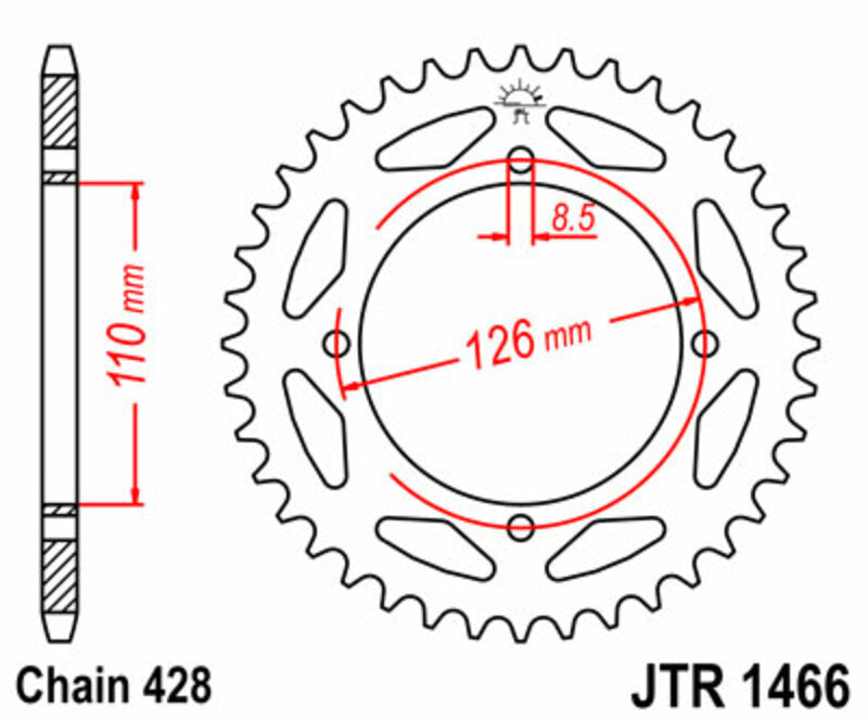 Roata dintata JT SPROCKETS JTR1466.47 
