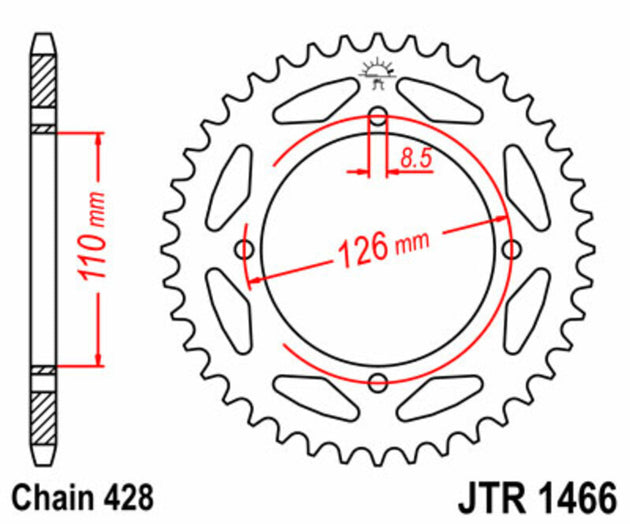 Roata dintata JT SPROCKETS JTR1466.47 