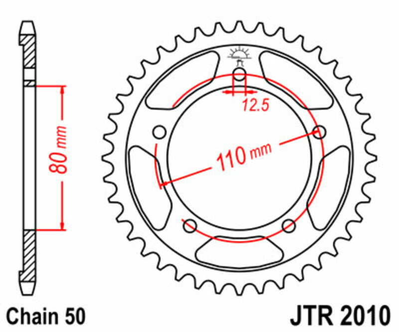 Roata dintata JT SPROCKETS JTR2010.48 