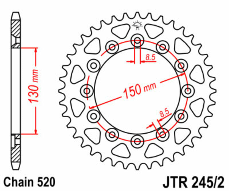 Roata dintata JT SPROCKETS JTR245/2.48 