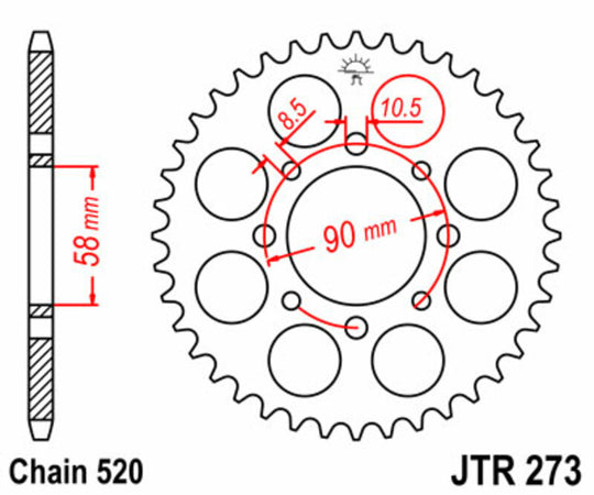 Roata dintata JT SPROCKETS JTR273.39 