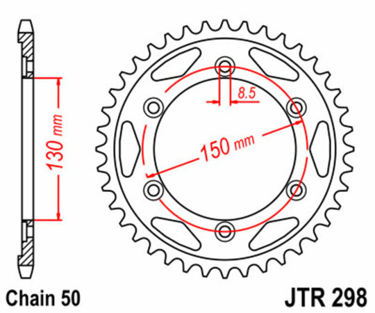 Roata dintata JT SPROCKETS JTR298.40 