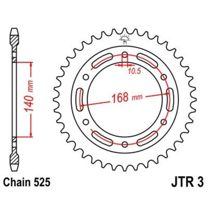 Roata dintata JT SPROCKETS JTR3.47ZBK 