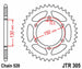 Roata dintata JT SPROCKETS JTR305.46 