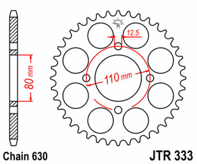 Roata dintata JT SPROCKETS JTR333.38 
