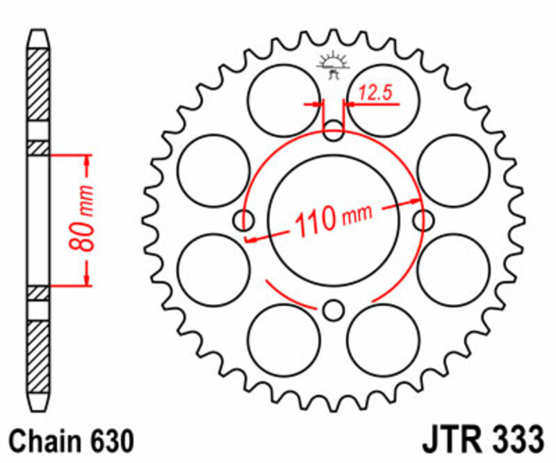 Roata dintata JT SPROCKETS JTR333.41 