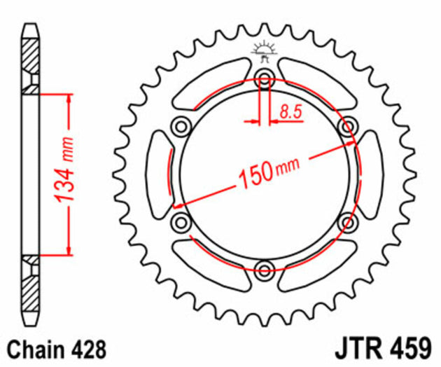 Roata dintata JT SPROCKETS JTR459.52 