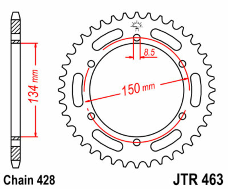 Roata dintata JT SPROCKETS JTR463.48 